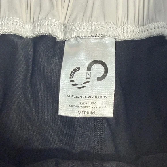 Women's Athletic Ombre Shorts in Black and Gray - Picture 3 of 9